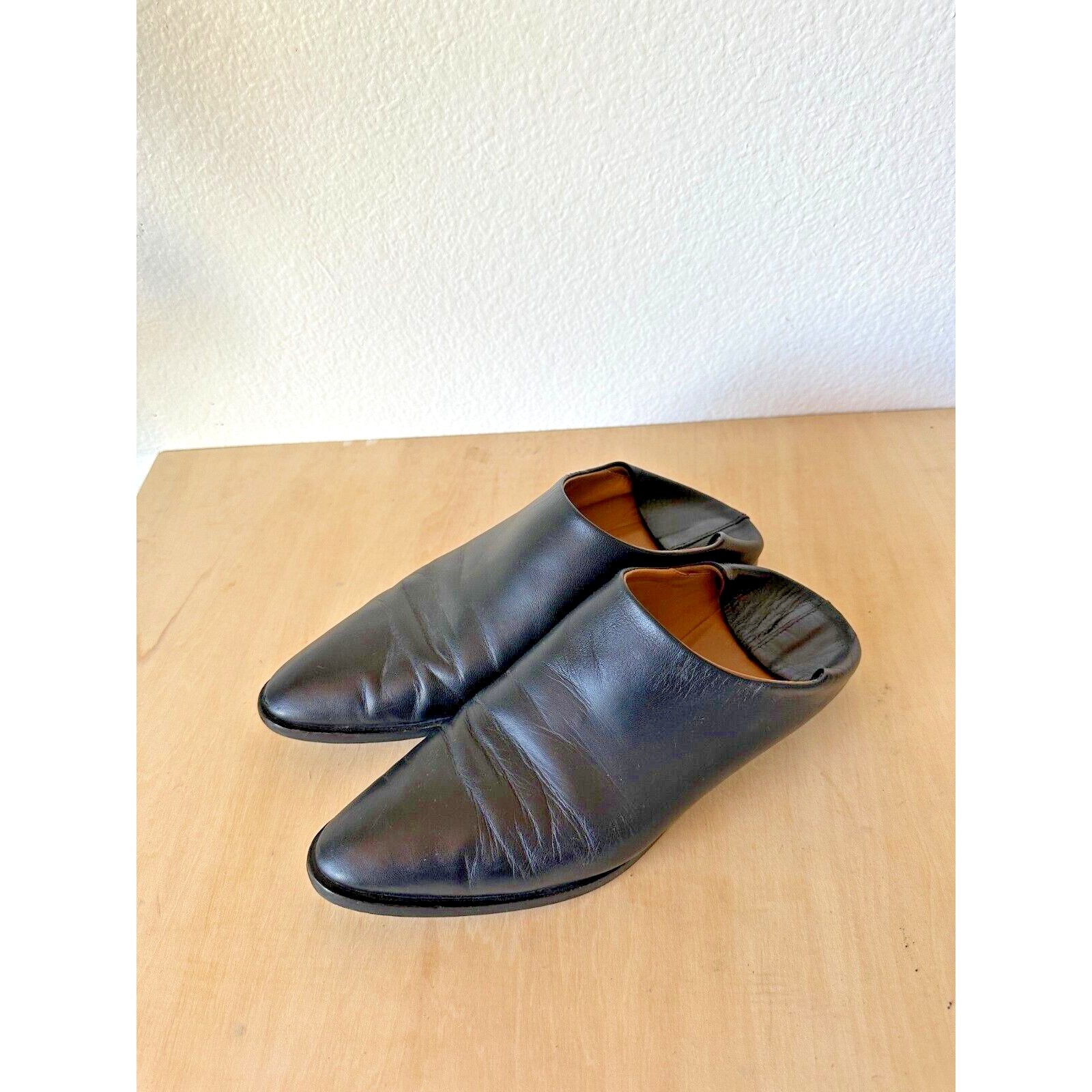Everlane The Modern Babo Slip On Leather Mule Size 7.5 Made In Italy